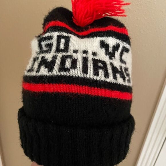 Go VC Indians Vintage Knit Adult Hat - Picture 1 of 15